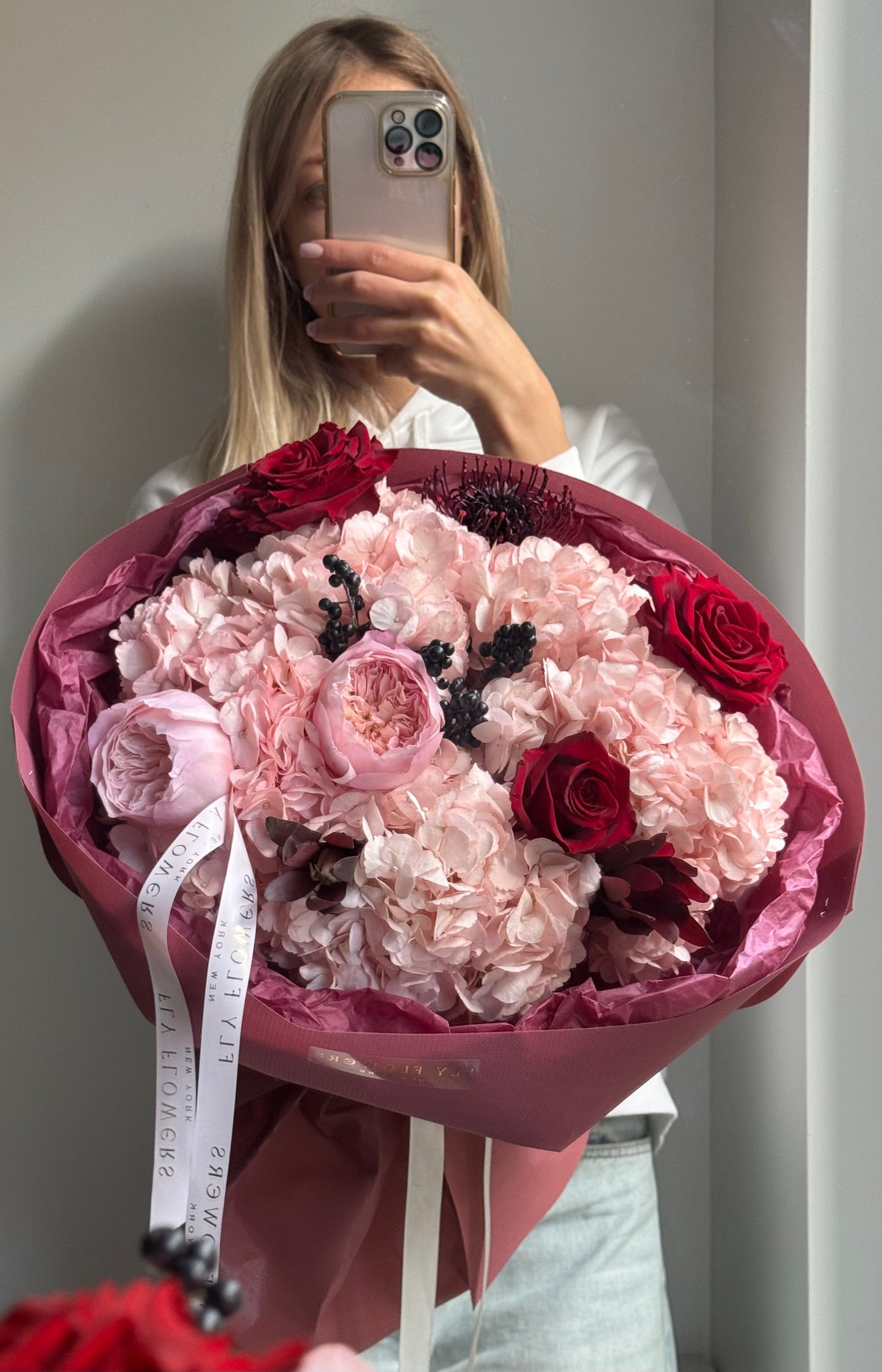 Mix bouquet "Black magic"