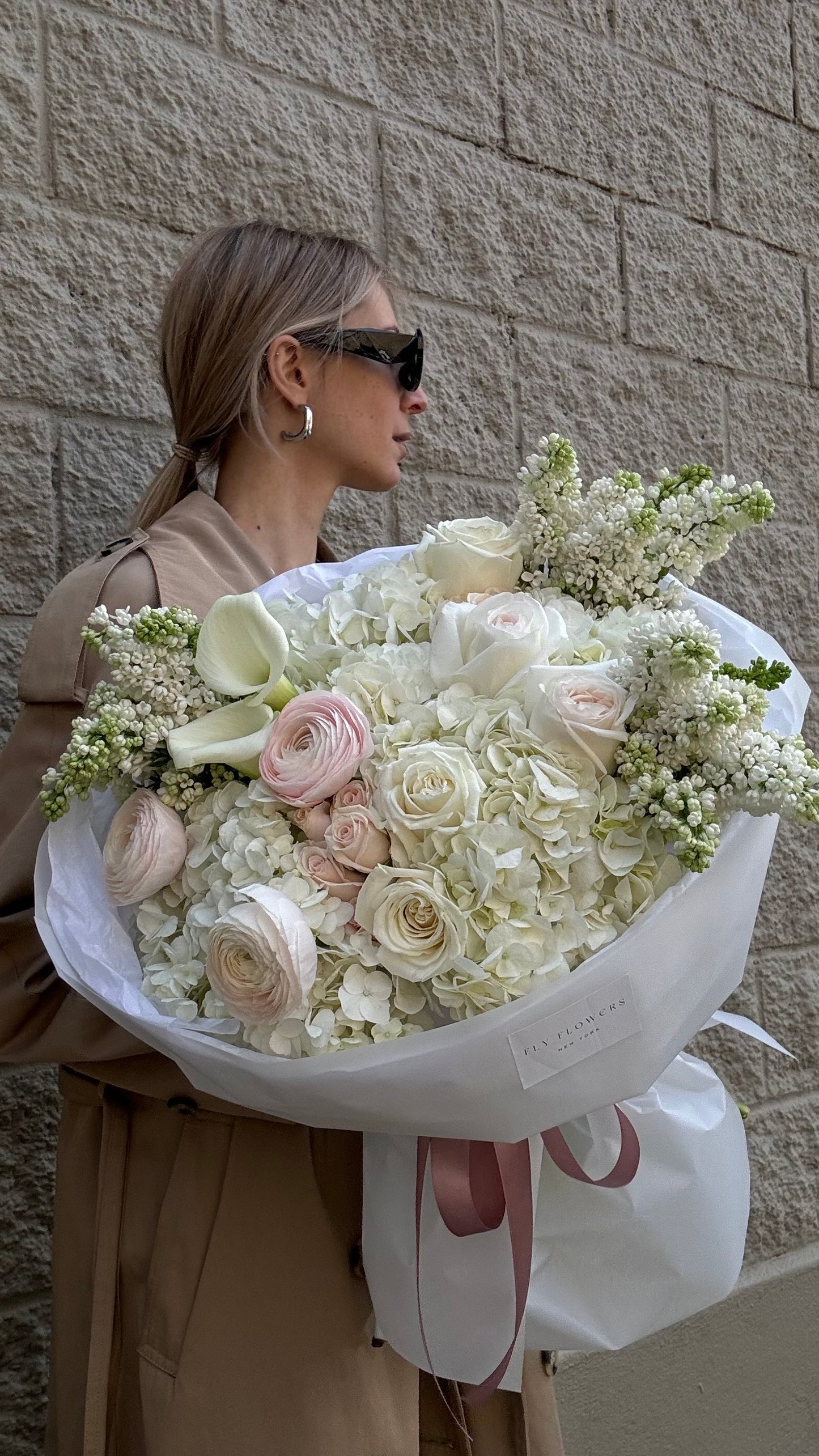 Mix bouquet "Pearl's Grace"