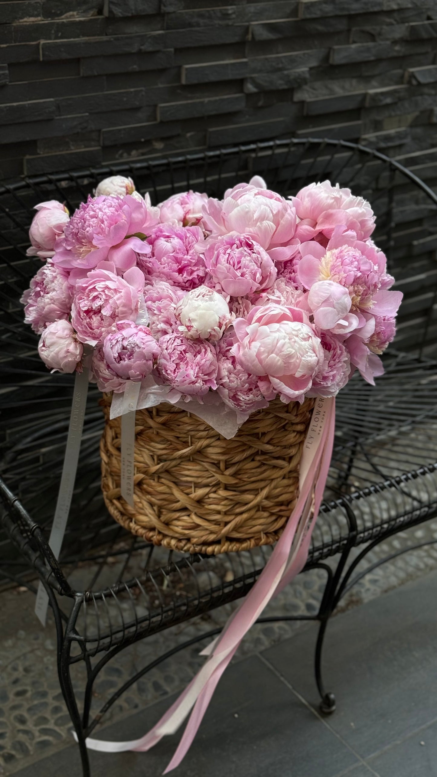 Peony Basket