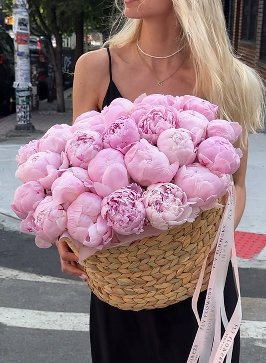 Peony Basket