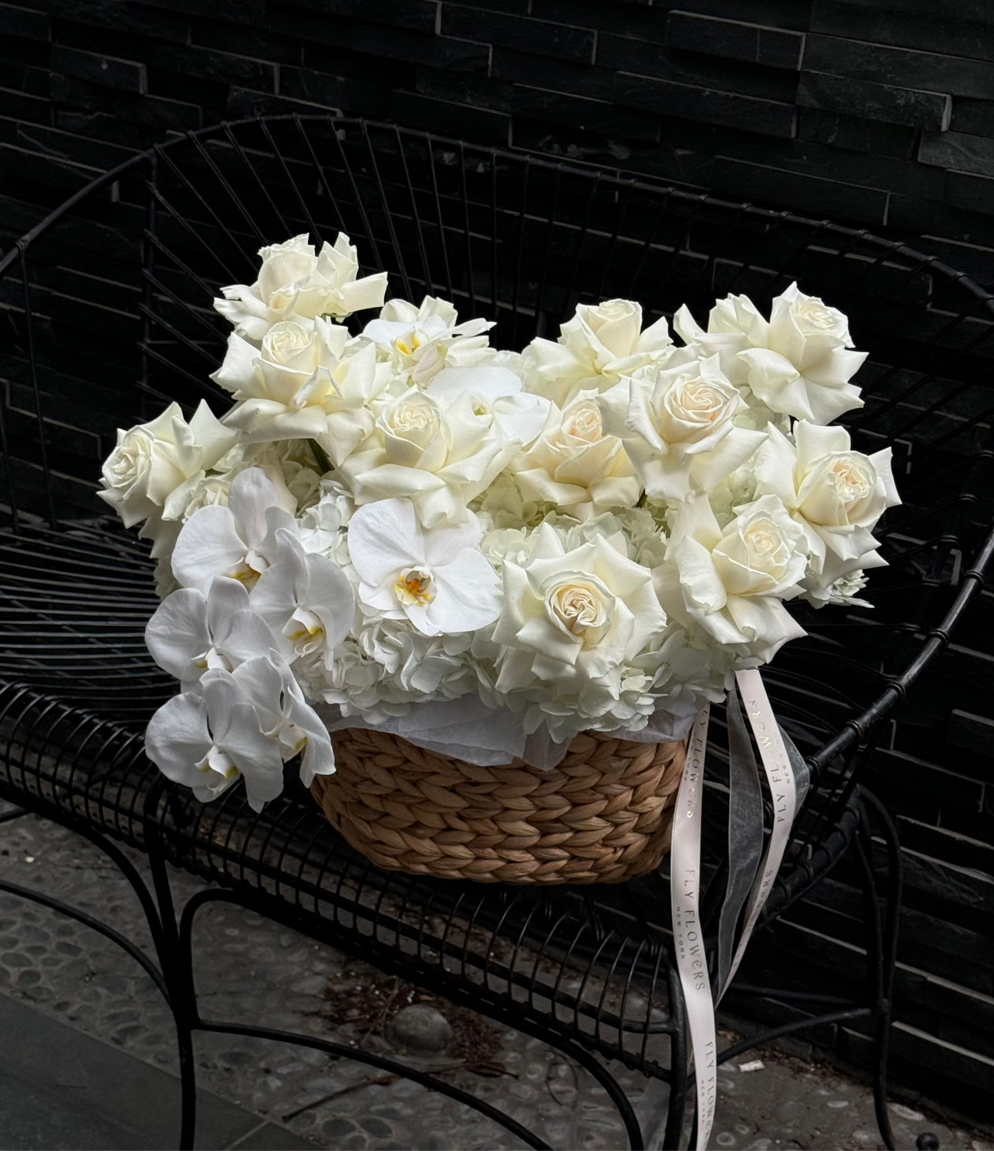 Mix basket "Snowy Purity"