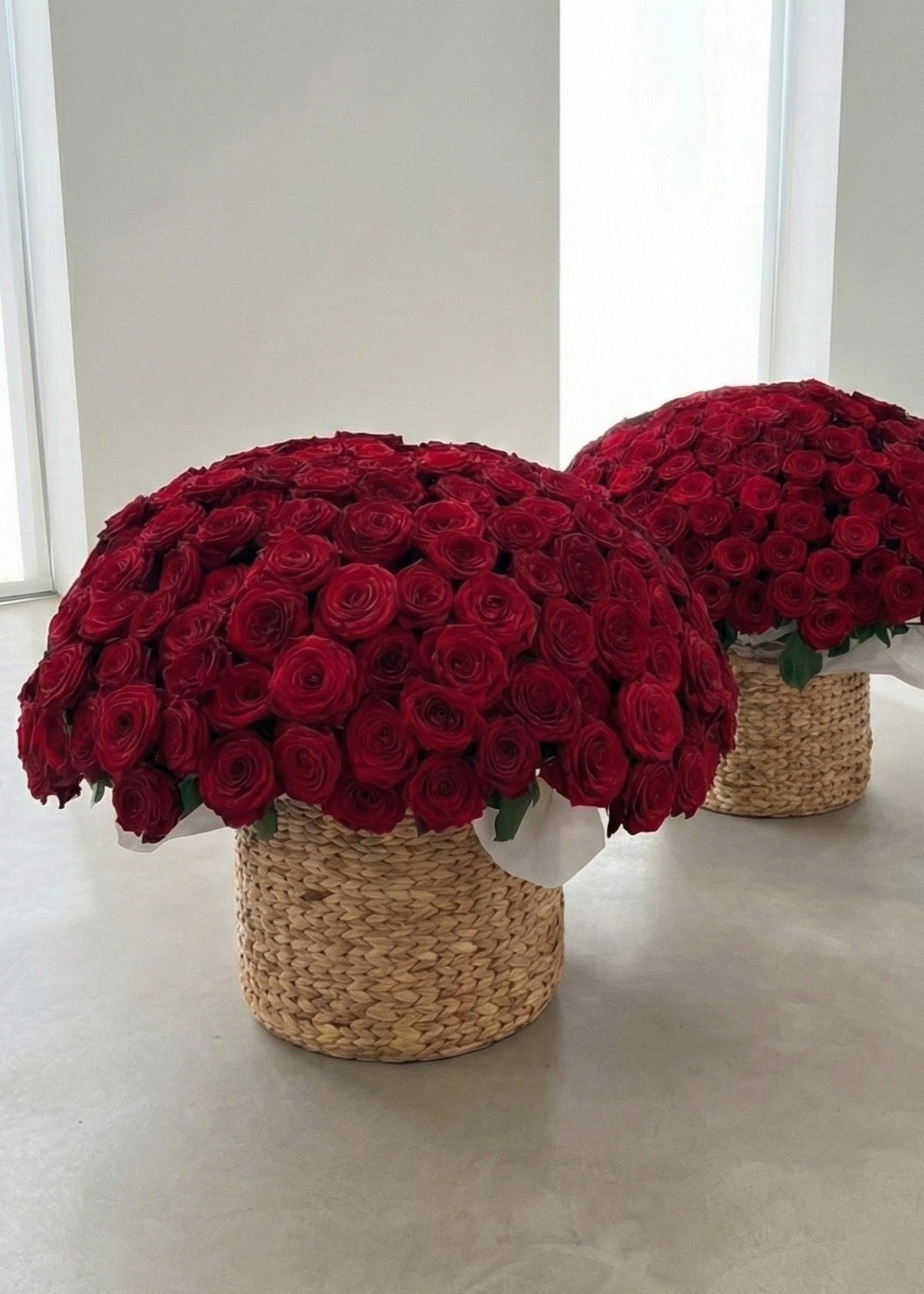 Red Roses Basket